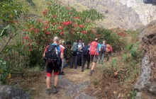 Début du trek dans les Annapurnas (2670m)