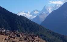 Ascension jusqu'au monastère de Pisang (3200m)