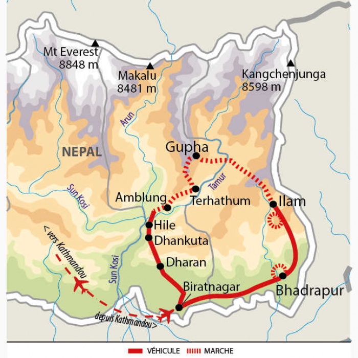 Kanchenjunga et Makalu, randonnée en pays Limbu